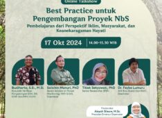 Online Talkshow: Best Practice untuk Pengembangan Proyek NbS